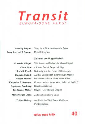 Transit 40. Europäische Revue - Timothy Snyder 