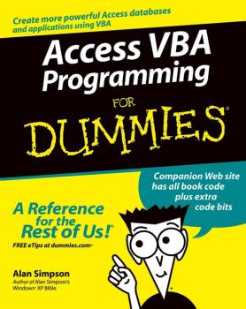 Скачать Access VBA Programming For Dummies - Alan  Simpson