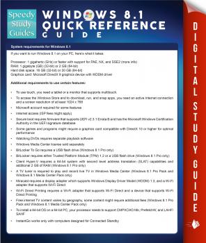 Скачать Windows 8.1 Quick Reference Guide (Speedy Study Guides) - Speedy Publishing
