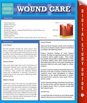 Скачать Wound Care (Speedy Study Guides) - Speedy Publishing