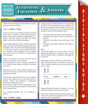 Скачать Accounting Equations And Answers (Speedy Study Guides) - Speedy Publishing