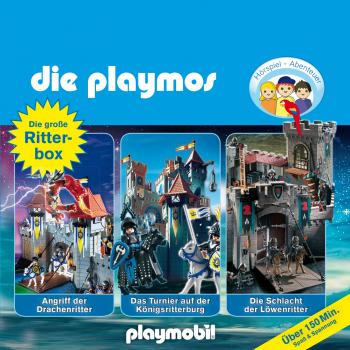 Скачать Die Playmos - Das Original Playmobil Hörspiel, Die große Ritter-Box, Folgen 2, 8, 20 - Simon X. Rost