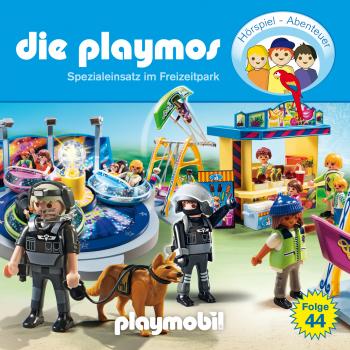Скачать Die Playmos - Das Original Playmobil Hörspiel, Folge 44: Spezialeinsatz im Freizeitpark - Simon X. Rost