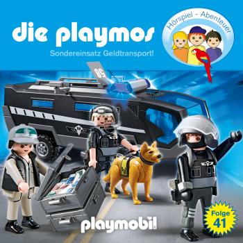 Скачать Die Playmos - Das Original Playmobil Hörspiel, Folge 41: Sondereinsatz Geldtransport! - Simon X. Rost