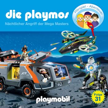 Скачать Die Playmos - Das Original Playmobil Hörspiel, Folge 31: Nächtlicher Angriff der Mega Masters - Simon X. Rost