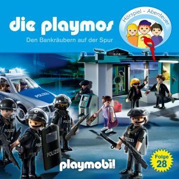 Скачать Die Playmos - Das Original Playmobil Hörspiel, Folge 28: Den Bankräubern auf der Spur - Simon X. Rost