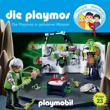 Скачать Die Playmos - Das Original Playmobil Hörspiel, Folge 23: Die Playmos in geheimer Mission - Simon X. Rost