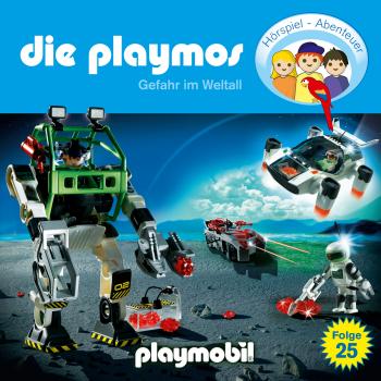 Скачать Die Playmos - Das Original Playmobil Hörspiel, Folge 25: Gefahr im Weltall - Simon X. Rost