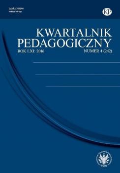 Скачать Kwartalnik Pedagogiczny 2016/4 (242) - Praca zbiorowa