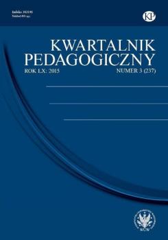 Скачать Kwartalnik Pedagogiczny 2015/3 (237) - Praca zbiorowa
