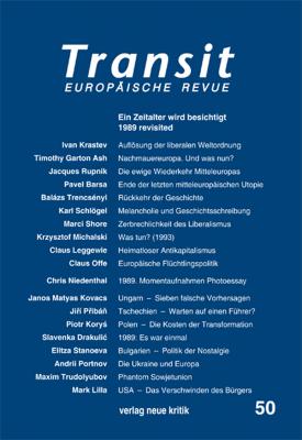 Transit 50. Europäische Revue - Karl Schlogel 