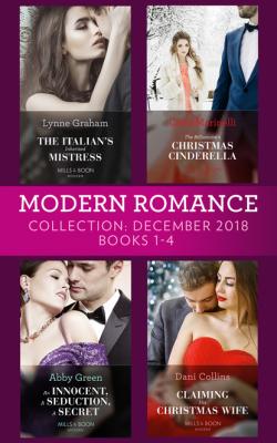 Modern Romance December Books 1-4 - Эбби Грин Mills & Boon Series Collections