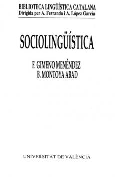 Скачать Sociolingüística - Francesc Gimeno Menéndez