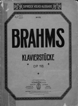 Скачать Sechs Klavierstucke v. J. Brahms - Иоганнес Брамс