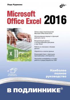 Скачать Microsoft Office Excel 2016 - Лада Рудикова