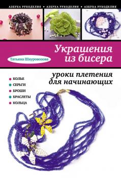 Скачать Украшения из бисера: уроки плетения для начинающих - Татьяна Шнуровозова